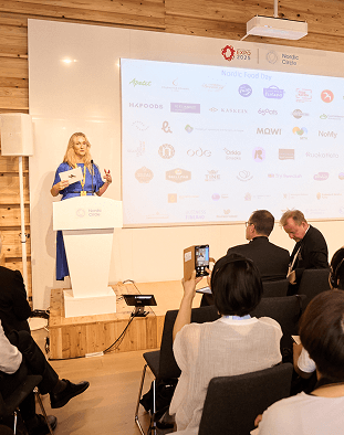 Speaker-at-a-trade-show